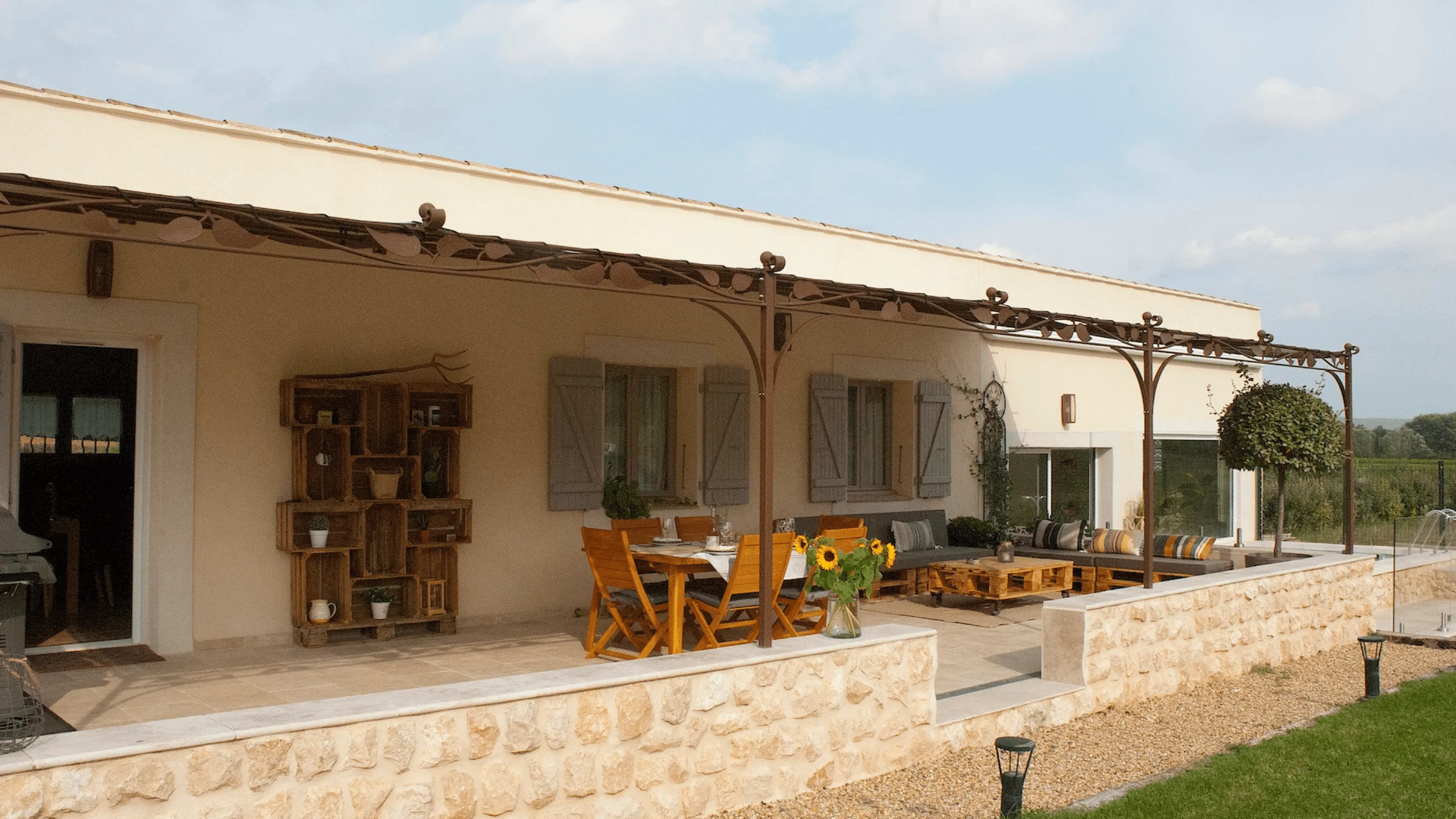 Terrasse Maison Puyloubier
