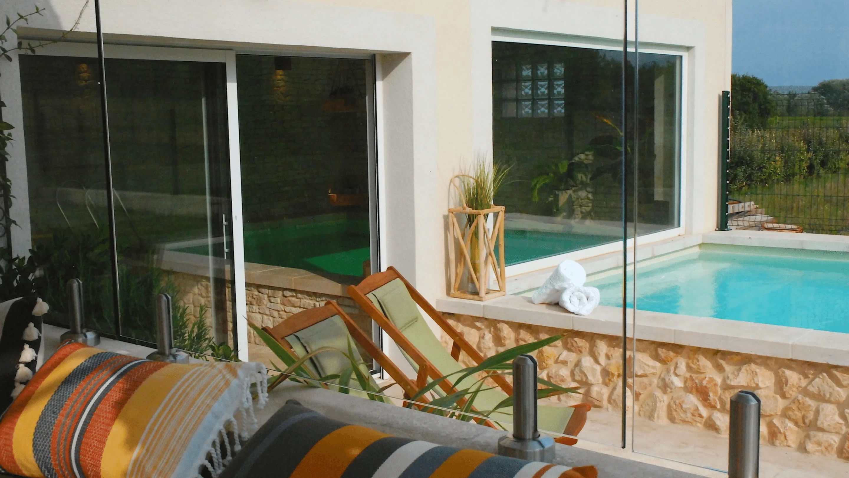 Terrasse Piscine Maison Puyloubier